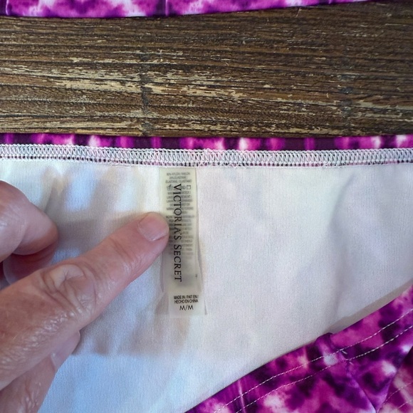 VS Forever Sexy Tie Dye Miracle Bra Push Up Tankini Swim Set 34D Medium - Picture 7 of 9